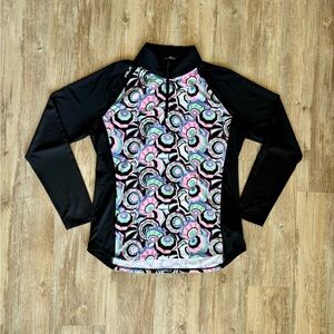 RLX Golf Ralph Lauren Shirt Performance Long Sleeve Women Large Excellent